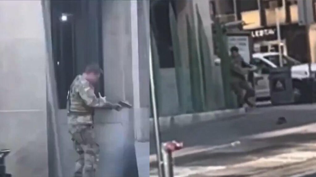 ABD’yi karıştıran saldırının görüntüleri ortaya çıktı: Afgan saldırgan Ulusal Muhafızlara böyle pusu kurmuş