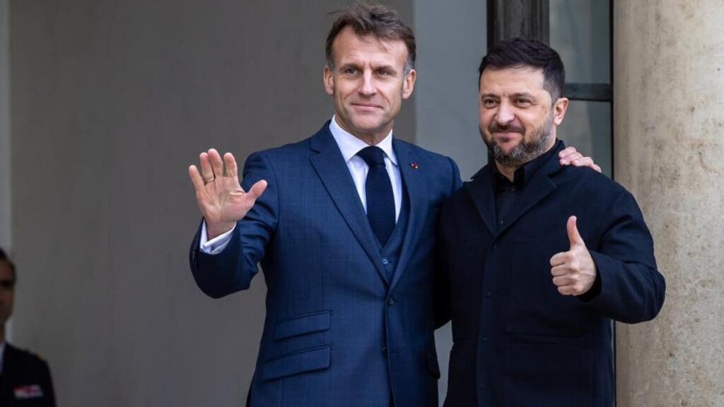 Zelenskiy Macron ile bir araya gelecek