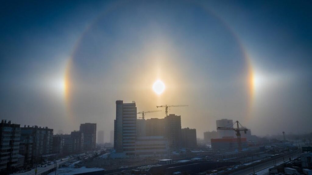 Nadir görülüyor: Rusya’da “halo” olayı meydana geldi