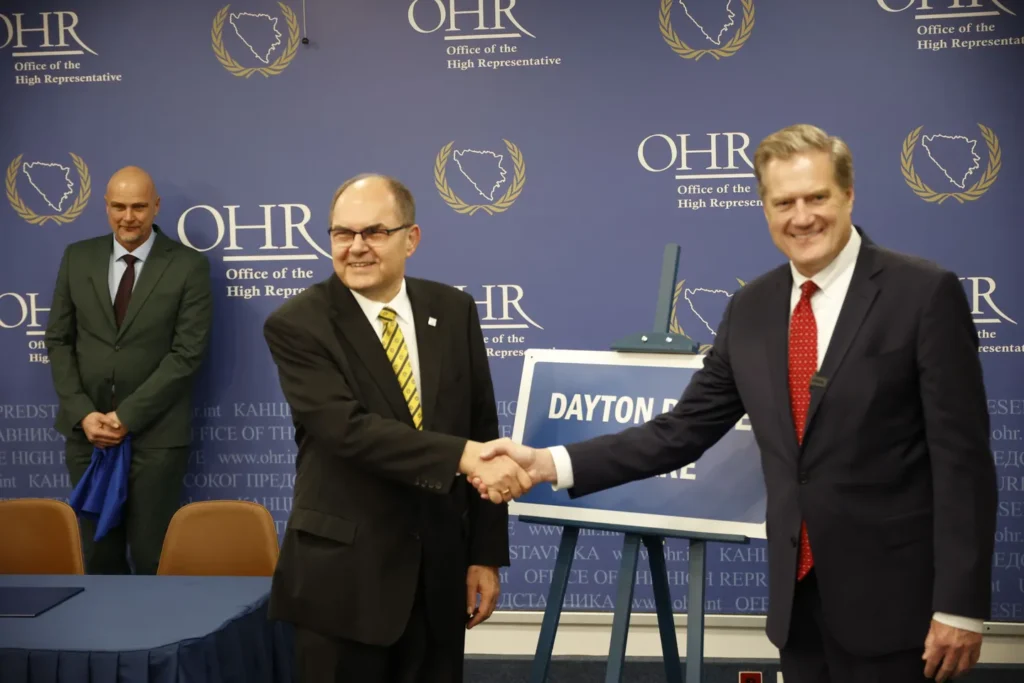 Schmidt ve Turner’dan Dayton Barış Anlaşmasının 30. Yılına Vurgu
