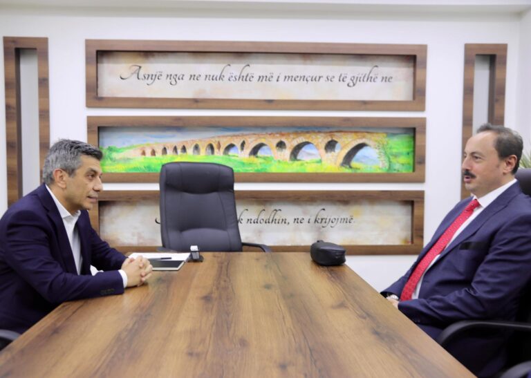 Büyükelçi Ulusoy, Çayır Belediye Başkanı Meciti’yi ziyaret etti