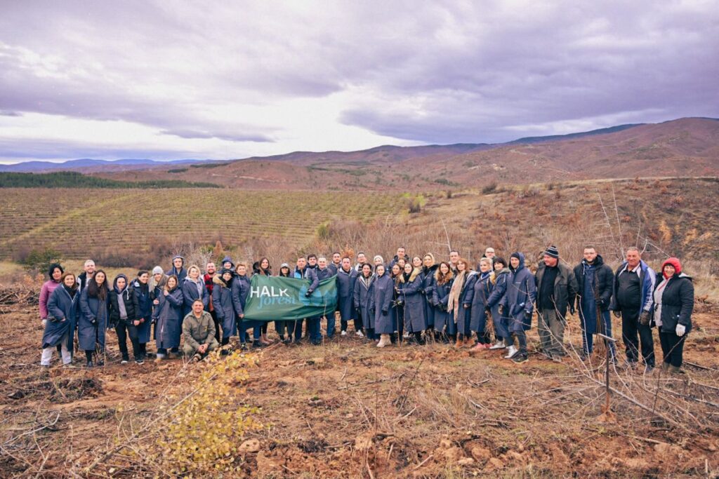 Halkbank AD Üsküp, Delçevo’da Yeni Ağaçlandırma Etabını Gerçekleştirdi