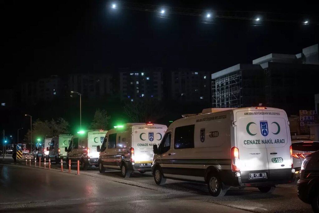 Gürcistan-Azerbaycan Sınırında Düşen Uçakta Şehit Olan Askerlerin Naaşları Adli Tıp İşlemlerinin Ardından Yola Çıktı