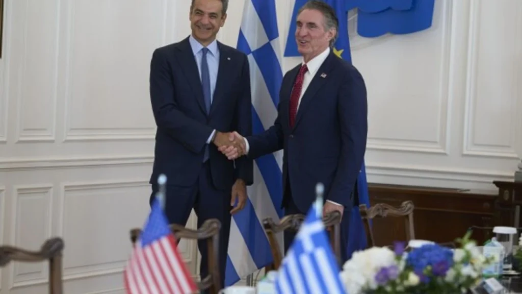 Yunanistan Başbakanı Miçotakis, ABD İçişleri Bakanı Burgum ve Enerji Bakanı Wright ile görüştü