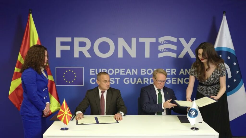 Kuzey Makedonya, Frontex ile Mutabakat Zaptı İmzaladı