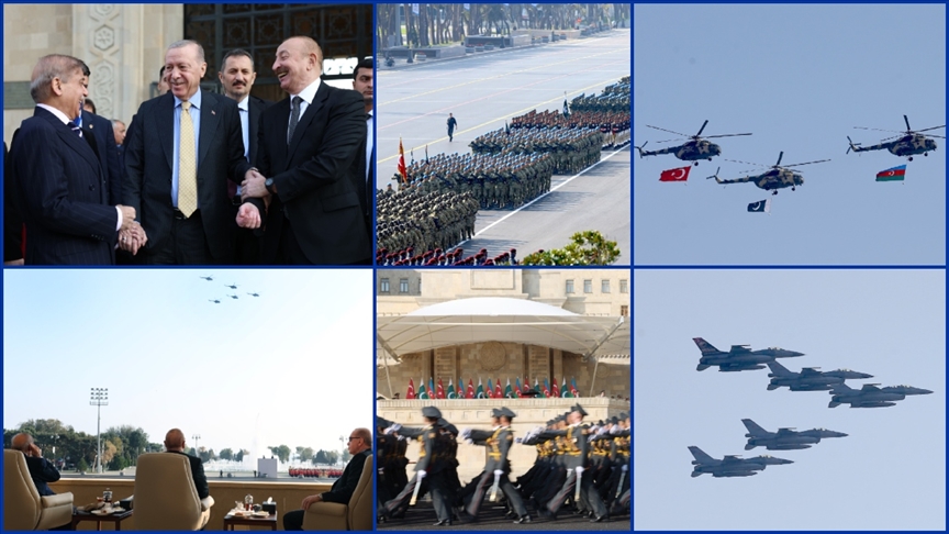 Azerbaycan, Karabağ Zaferi’nin 5. yılını askeri geçit töreniyle kutladı