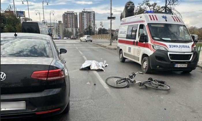 Üsküp’te bisikletliye çarpıp kaçan sürücü gözaltına alındı