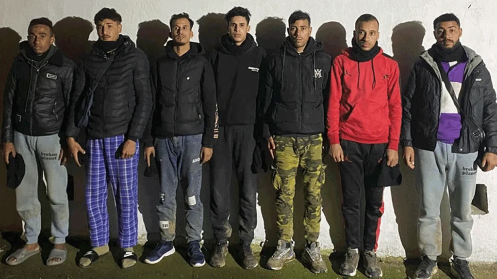 Yunanistan’a geçmeye çalışan 7 düzensiz göçmen yakalandı