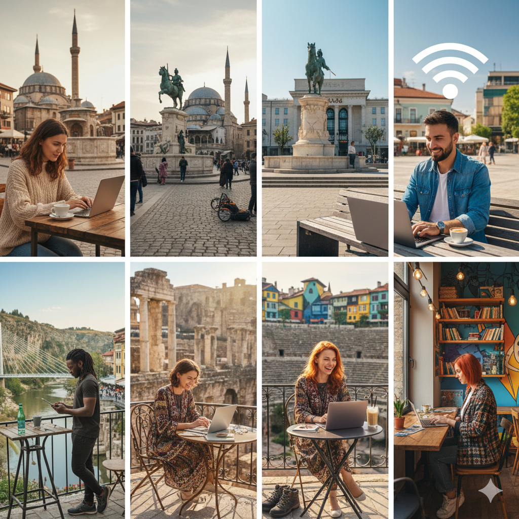Balkanlarda çalışan dijital göçebe ve teknoloji üssü şehirler.