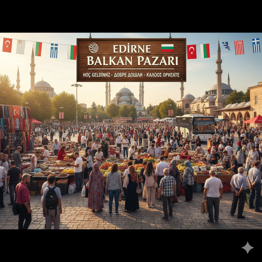 Edirne’de Balkan Pazarı Dönemi: Ekonomide Yeni 1 Sayfa