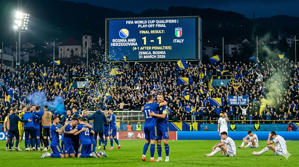 Bosna-Hersek – İtalya Maç Sonucu: 2026 Dünya Kupası