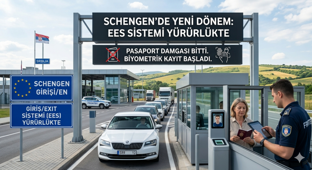 EES Sistemi Yürürlüğe Girdi: Balkanlar ve Schengen Seyahati 2026