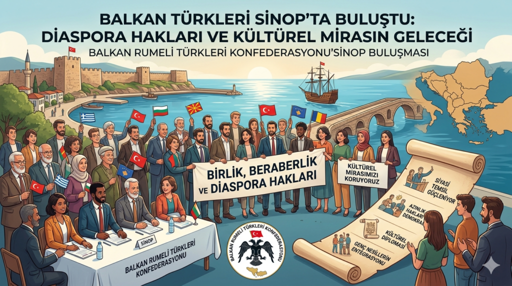 Sinop’ta Dev Buluşma: Balkan Türkleri Diaspora Haklarını Görüştü