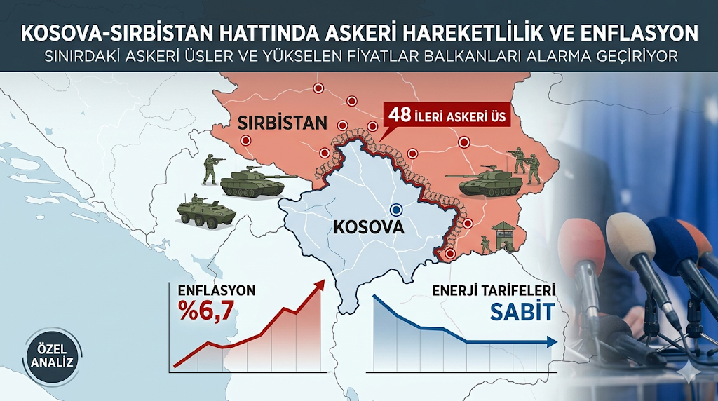 Kosova-Sırbistan Hattında Askeri Hareketlilik: 48 Üs ve Ekonomik Kriz