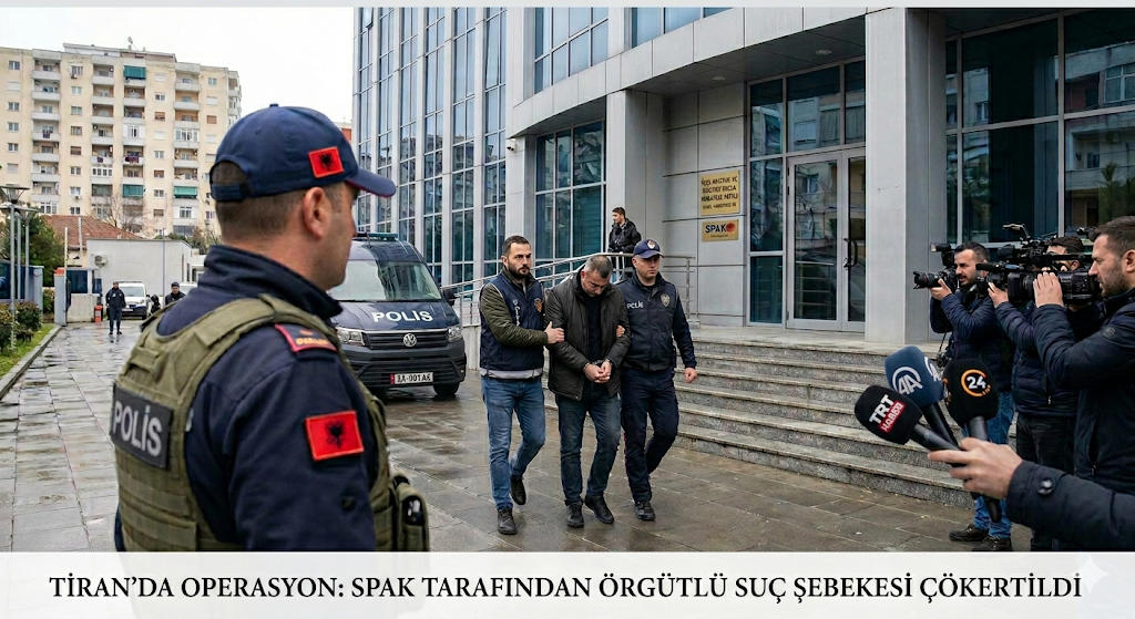 Tiran’da Büyük Operasyon: SPAK 11 Kişi İçin Düğmeye Bastı!