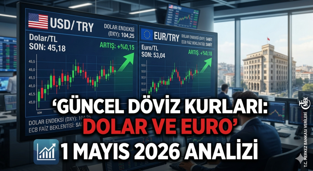 1 Mayıs 2026 Döviz Kurları: Dolar ve Euro’da Son Durum