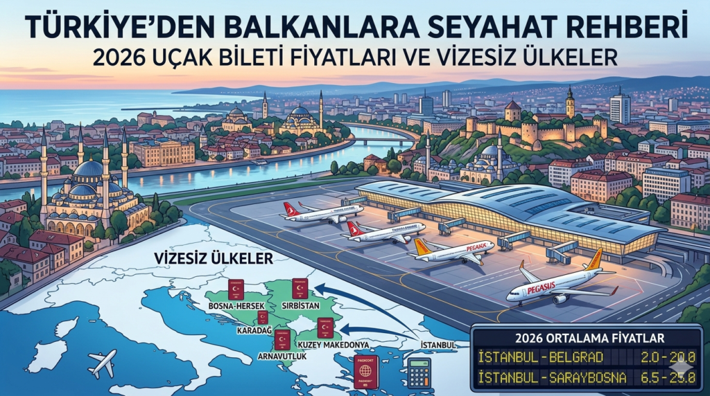 Balkanlar Seyahat Rehberi 2026: Vizesiz Ülkeler ve Bilet Fiyatları