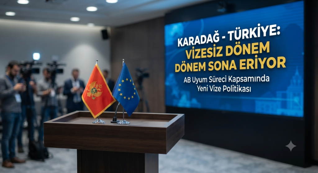 Karadağ’ın AB Uyum Süreci Başladı: Türk Vatandaşları İçin Vize Şartı Geliyor